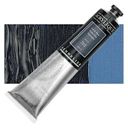 Sennelier Extra-Fine Artist Acrylique - Paynes Gray, 200 ml tube and swatch