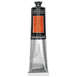 Sennelier Extra-Fine Artist Acryliques - Cadmium Red Light, 200 ml tube