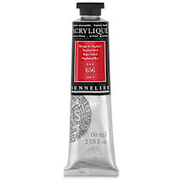 Sennelier Extra-Fine Artist Acryliques - Naphthol Red, 60 ml tube