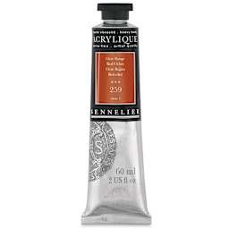 Sennelier Extra-Fine Artist Acryliques - Red Ochre, 60 ml tube