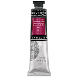 Sennelier Extra-Fine Artist Acryliques - Quinacridone Fuschia, 60 ml tube