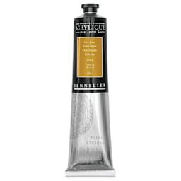 Sennelier Extra-Fine Artist Acryliques - Yellow Ochre, 200 ml tube