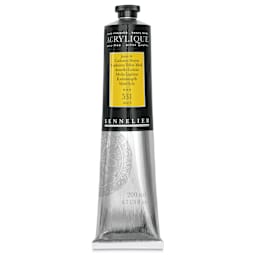 Sennelier Extra-Fine Artist Acryliques - Cadmium Yellow Medium, 200 ml tube