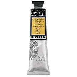Sennelier Extra-Fine Artist Acryliques - Dark Naples Yellow, 60 ml tube