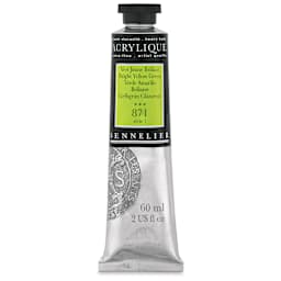 Sennelier Extra-Fine Artist Acryliques - Bright Yellow Green, 60 ml tube