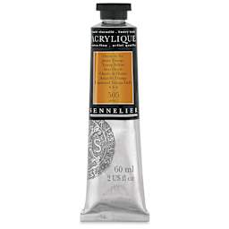 Sennelier Extra-Fine Artist Acryliques - Transparent Yellow Iron Oxyde, 60 ml tube