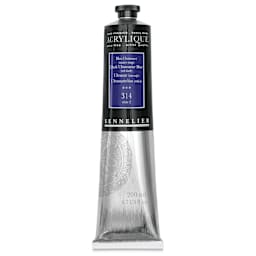 Sennelier Extra-Fine Artist Acryliques - Dark Ultramarine Blue (Red Shade), 200 ml tube