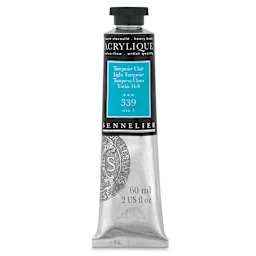 Sennelier Extra-Fine Artist Acryliques - Light Turquoise, 60 ml tube