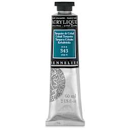 Sennelier Extra-Fine Artist Acryliques - Cobalt Turquoise, 60 ml tube
