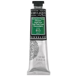 Sennelier Extra-Fine Artist Acryliques - Chromium Oxyde Green, 60 ml tube