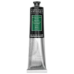 Sennelier Extra-Fine Artist Acryliques - Chromium Oxyde Green, 200 ml tube