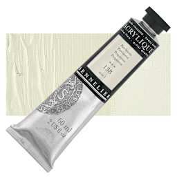 Sennelier Extra-Fine Artist Acrylique - Parchment, 60 ml tube and swatch