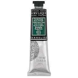 Sennelier Extra-Fine Artist Acryliques - Cobalt Green Deep, 60 ml tube