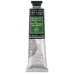 Sennelier Extra-Fine Artist Acryliques - Chromium Green Light, 60 ml tube