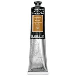 Sennelier Extra-Fine Artist Acryliques - Raw Sienna, 200 ml tube