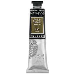 Sennelier Extra-Fine Artist Acryliques - Brown Ochre, 60 ml tube
