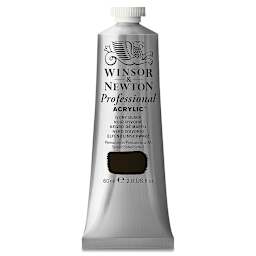 Winsor & Newton Professional Acrylics - Ivory Black, 60 ml tube
