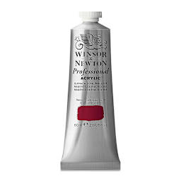 Winsor & Newton Professional Acrylics - Quinacridone Magenta, 60 ml tube