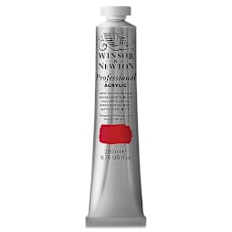 Winsor & Newton Professional Acrylics - Naphthol Red Medium, 200 ml tube