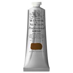 Winsor & Newton Professional Acrylics - Burnt Umber, 60 ml tube