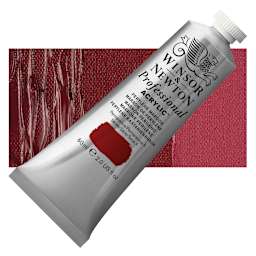 Winsor & Newton Professional Acrylic Paint - Perylene Maroon, 60 ml tube and swatch