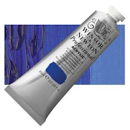 Winsor & Newton Professional Acrylic Paint - Ultramarine Blue, 60 ml tube and swatch