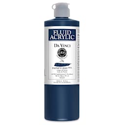 Da Vinci Fluid Acrylics - Payne's Gray, 16 oz bottle