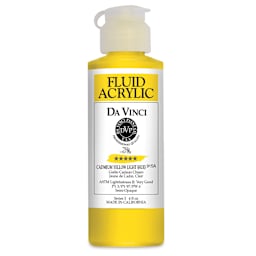 Da Vinci Fluid Acrylics - Cadmium Yellow Light Hue, 4 oz bottle