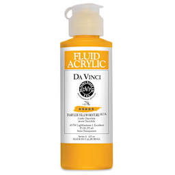 Da Vinci Fluid Acrylics - Diarylide Yellow (Mixture), 4 oz bottle