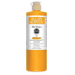 Da Vinci Fluid Acrylics - Diarylide Yellow (Mixture), 16 oz bottle