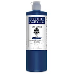 Da Vinci Fluid Acrylics - Prussian Blue Hue, 16 oz bottle