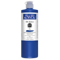 Da Vinci Fluid Acrylics - French Ultramarine Blue, 16 oz bottle