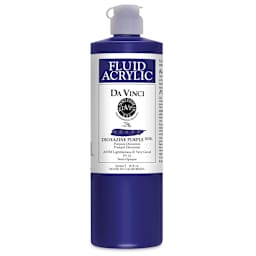 Da Vinci Fluid Acrylics - Dioxazine Purple, 16 oz bottle