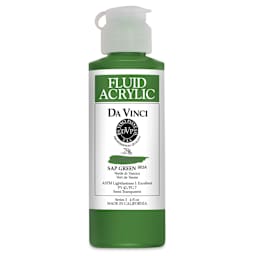 Da Vinci Fluid Acrylics - Sap Green, 4 oz bottle