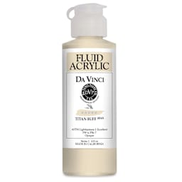 Da Vinci Fluid Acrylics - Titanium Buff, 4 oz bottle