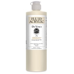 Da Vinci Fluid Acrylics - Titanium Buff, 16 oz bottle