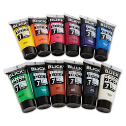 Blick Studio Acrylics - Set of 12 colors, 21 ml tubes