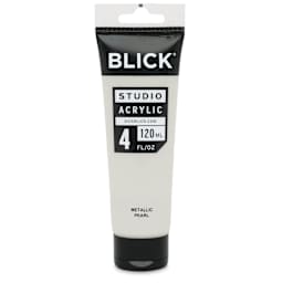 Blick Studio Acrylics - Pearl (Metallic), 4 oz tube