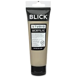 Blick Studio Acrylics - Warm Grey, 4 oz tube back