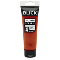 Blick Studio Acrylics - Red Oxide, 4 oz tube