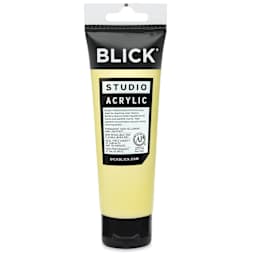 Blick Studio Acrylics - Pastel Yellow, 4 oz tube