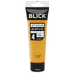 Blick Studio Acrylics - Yellow Oxide, 4 oz tube