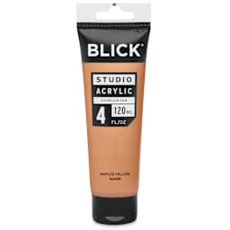 Blick Studio Acrylics - Naples Yellow Warm, 4 oz tube
