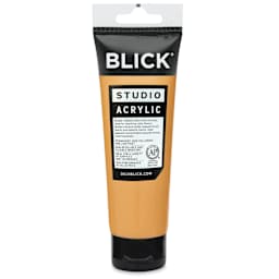 Blick Studio Acrylics - Pastel Orange, 4 oz tube back
