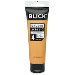 Blick Studio Acrylics - Pastel Orange, 4 oz tube