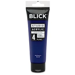 Blick Studio Acrylics - Phthalo Blue, 4 oz tube