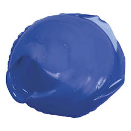 Blick Studio Acrylics – Fluorescent Blue, 4 oz tube, blob swatch