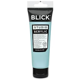 Blick Studio Acrylics - Pastel Blue Light, 4 oz tube back