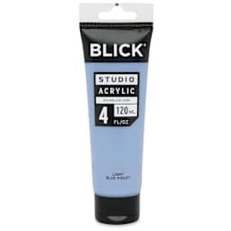 Blick Studio Acrylics - Light Blue Violet, 4 oz tube
