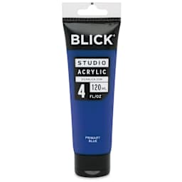 Blick Studio Acrylics - Primary Blue, 4 oz tube